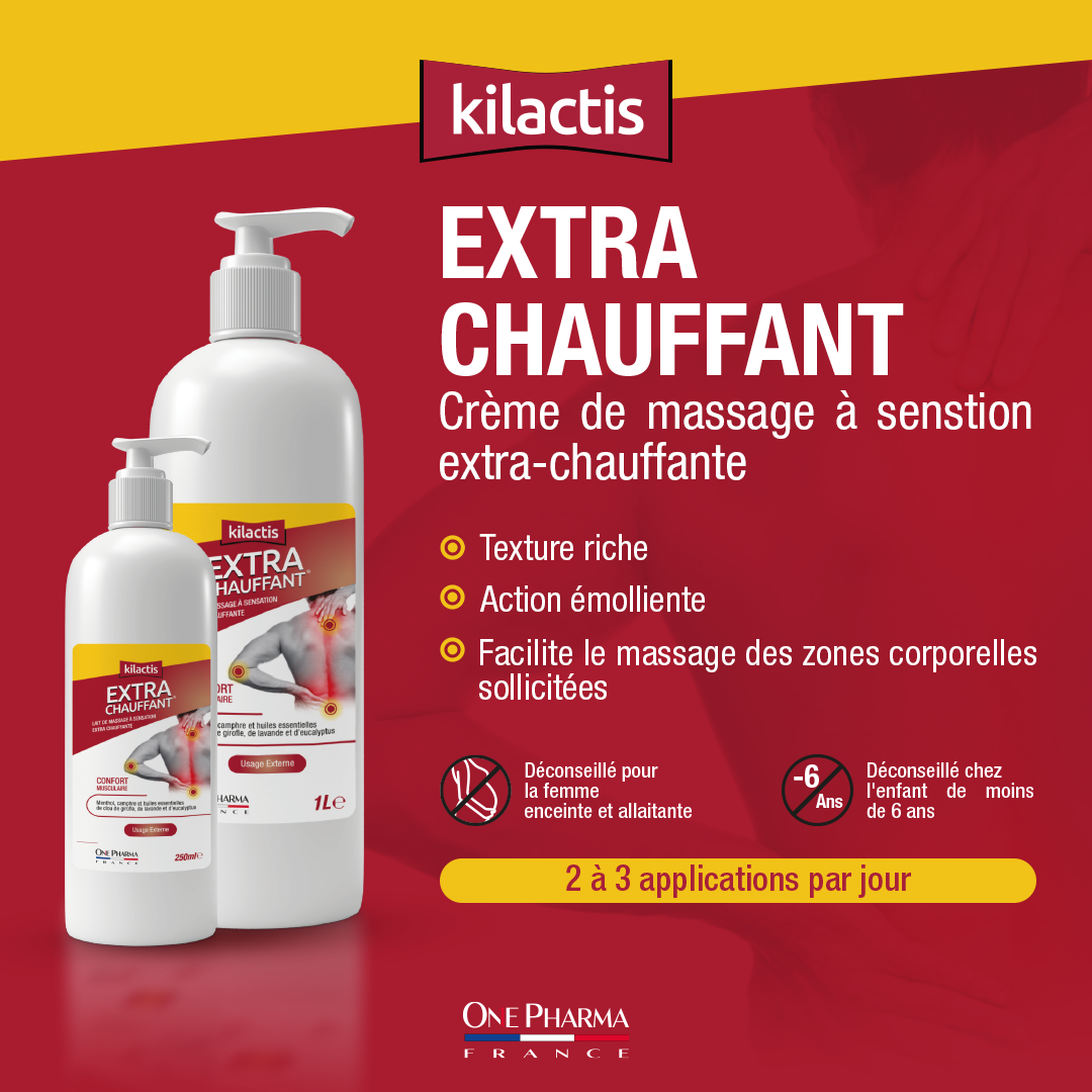 KILACTIS EXTRA CHAUFFANTE - Crème de massage – Image 4